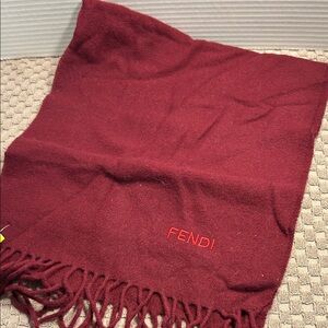 Vintage Fendi Scarf with Tassels